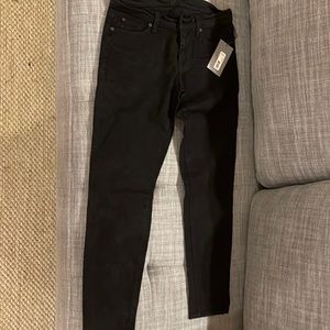 With tags! Brand new! 7 for all mankind black straight leg jeans